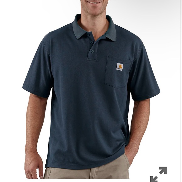 Carhartt LOOSE FIT MIDWEIGHT SHORT-SLEEVE POCKET POLO - Picture 1 of 1
